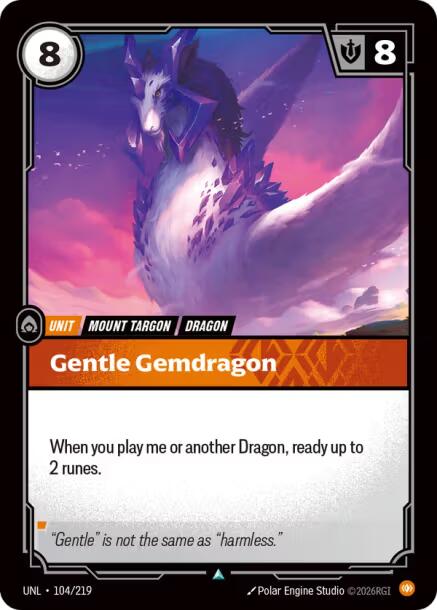 Gentle Gemdragon [UNL - 104/219]