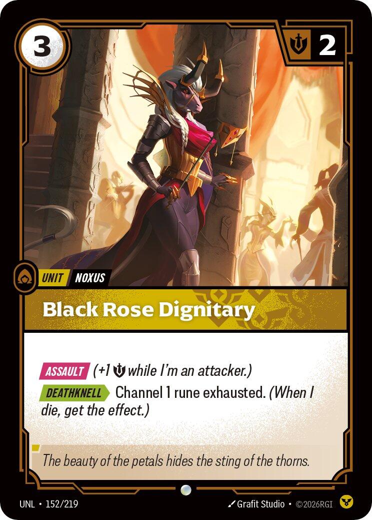 Black Rose Dignitary [UNL - 152/219]