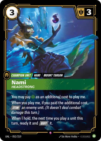 Nami - Headstrong [UNL - 052/219]