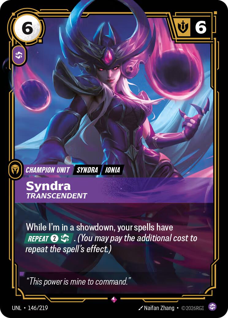 Syndra, Transcendent [UNL - 146/219]
