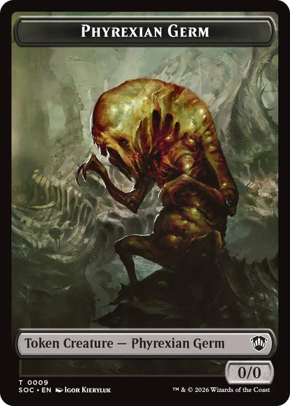 Phyrexian Germ // Treasure Double-Sided Token