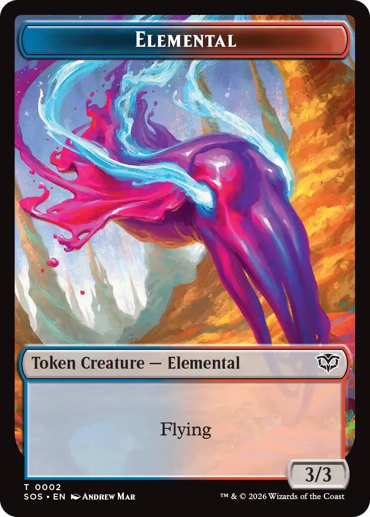 Elemental (0002) // Treasure Double-Sided Token