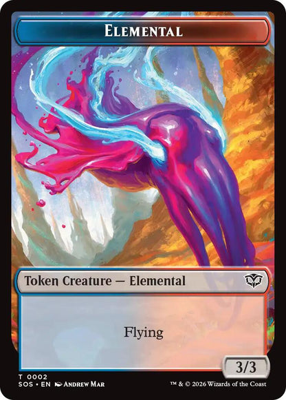 Elemental (0002) // Treasure Double-Sided Token
