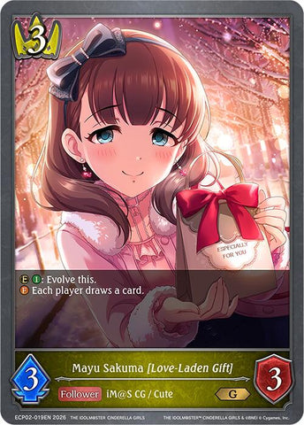 Mayu Sakuma [Love-Laden Gift] (ECP02-019EN) [THE IDOLM@STER CINDERELLA GIRLS]
