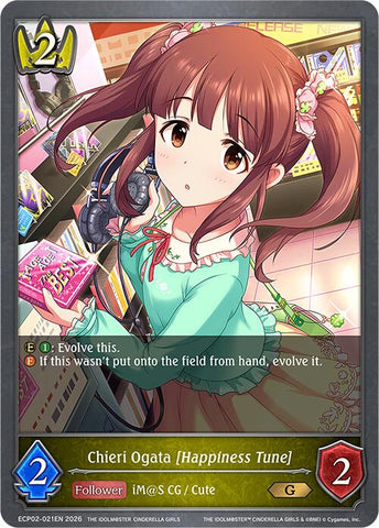Chieri Ogata [Happiness Tune] (ECP02-021EN) [THE IDOLM@STER CINDERELLA GIRLS]