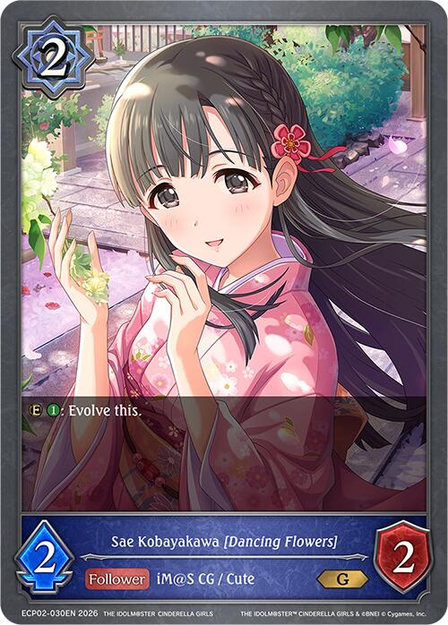 Sae Kobayakawa [Dancing Flowers] (ECP02-030EN) [THE IDOLM@STER CINDERELLA GIRLS]