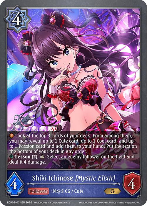 Shiki Ichinose [Mystic Elixir] (ECP02-034EN) [THE IDOLM@STER CINDERELLA GIRLS]