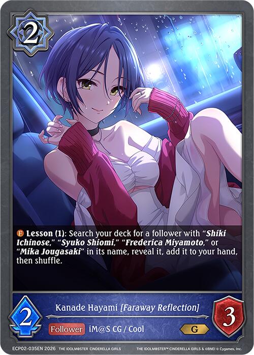 Kanade Hayami [Faraway Reflection] (ECP02-035EN) [THE IDOLM@STER CINDERELLA GIRLS]