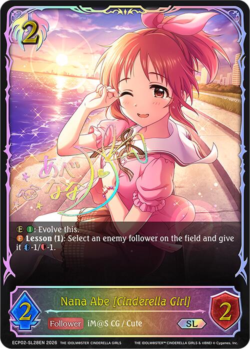 Nana Abe [Cinderella Girl] (ECP02-SL28EN) [THE IDOLM@STER CINDERELLA GIRLS]