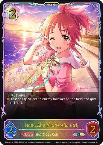 Nana Abe [Cinderella Girl] (ECP02-SL28EN) [THE IDOLM@STER CINDERELLA GIRLS]