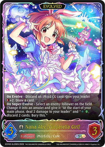 Nana Abe [Cinderella Girl] (Evolved) (ECP02-SL29EN) [THE IDOLM@STER CINDERELLA GIRLS]