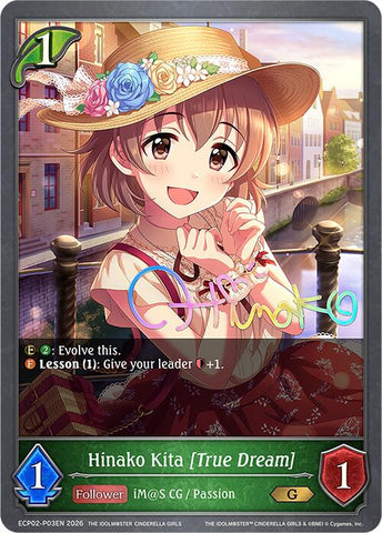 Hinako Kita [True Dream] - P03EN (Foil) (ECP02-P03EN) [THE IDOLM@STER CINDERELLA GIRLS]