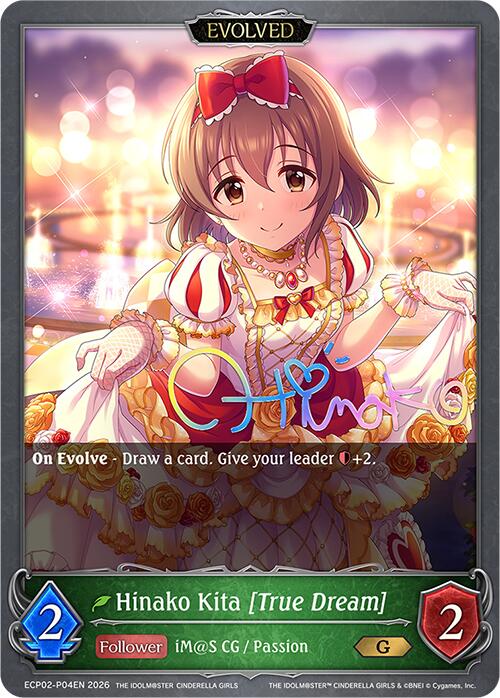 Hinako Kita [True Dream] (Evolved) - P04EN (Foil) (ECP02-P04EN) [THE IDOLM@STER CINDERELLA GIRLS]