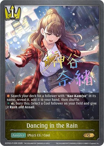 Dancing in the Rain - P13EN (Foil) (ECP02-P13EN) [THE IDOLM@STER CINDERELLA GIRLS]