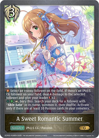 A Sweet Romantic Summer - P39EN (Foil) (ECP02-P39EN) [THE IDOLM@STER CINDERELLA GIRLS]