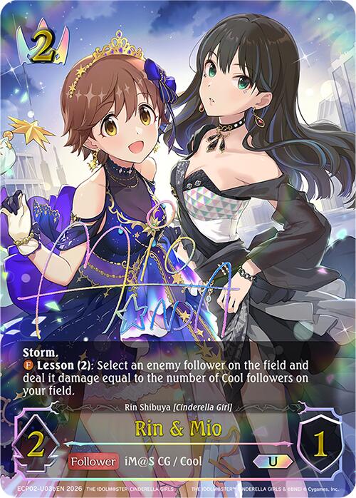 Rin & Mio (ECP02-U03bEN) [THE IDOLM@STER CINDERELLA GIRLS]