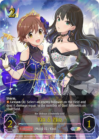 Rin & Mio (ECP02-U03bEN) [THE IDOLM@STER CINDERELLA GIRLS]