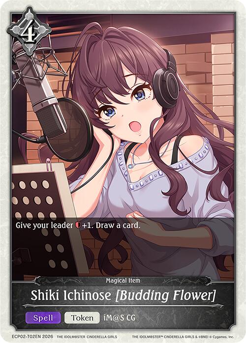 Shiki Ichinose [Budding Flower] (ECP02-T02EN) [THE IDOLM@STER CINDERELLA GIRLS]