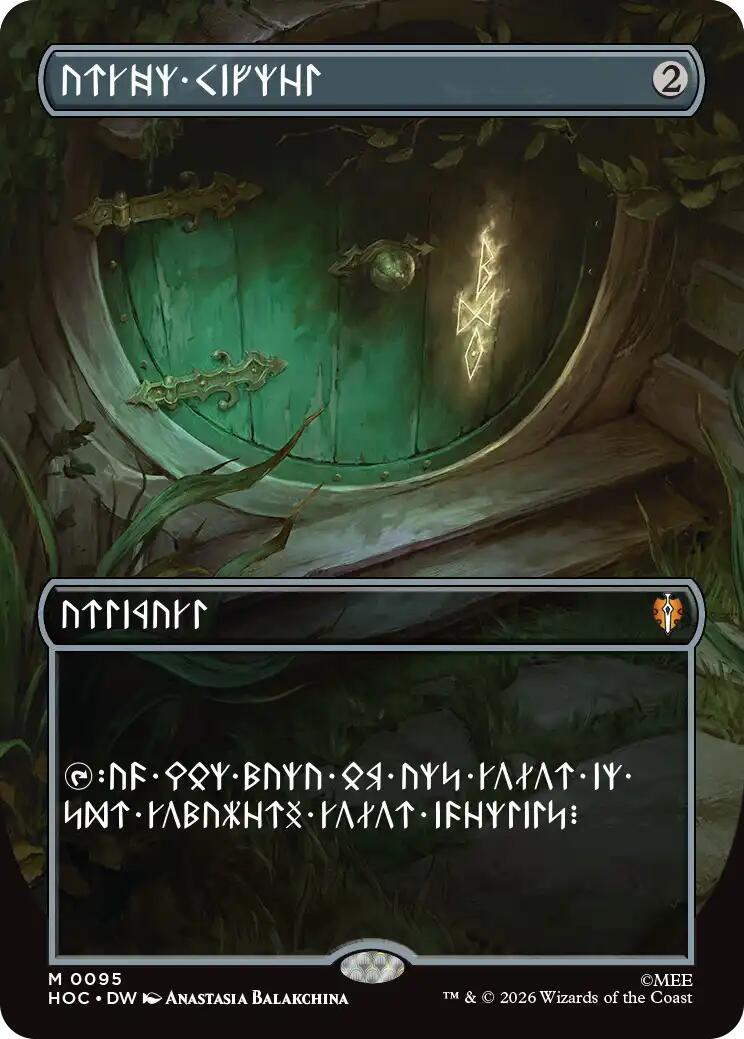 Arcane Signet (Borderless) (Dwarvish)