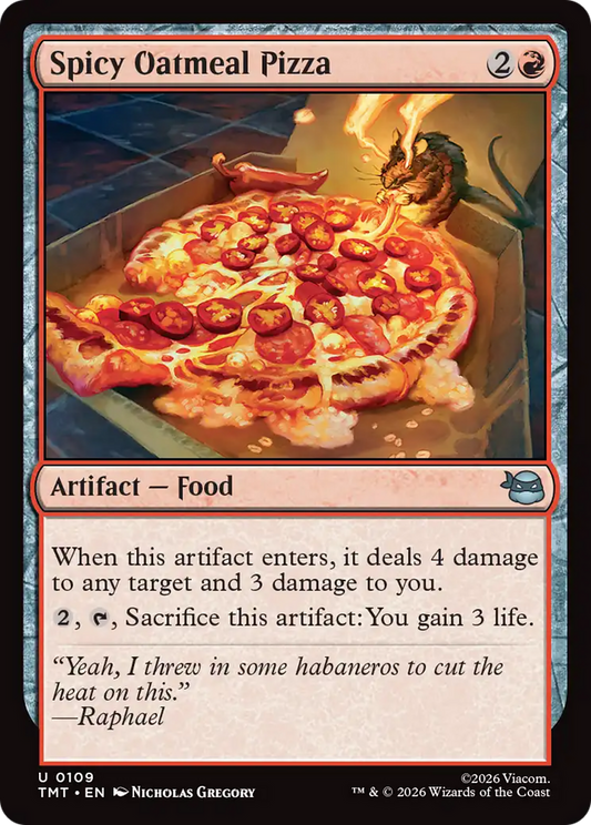 Spicy Oatmeal Pizza [TMT - 109]