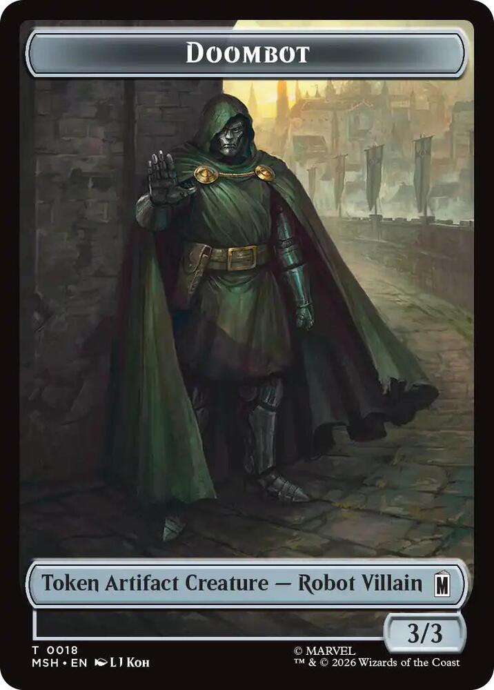 Merfolk // Doombot Double-Sided Token (Back)
