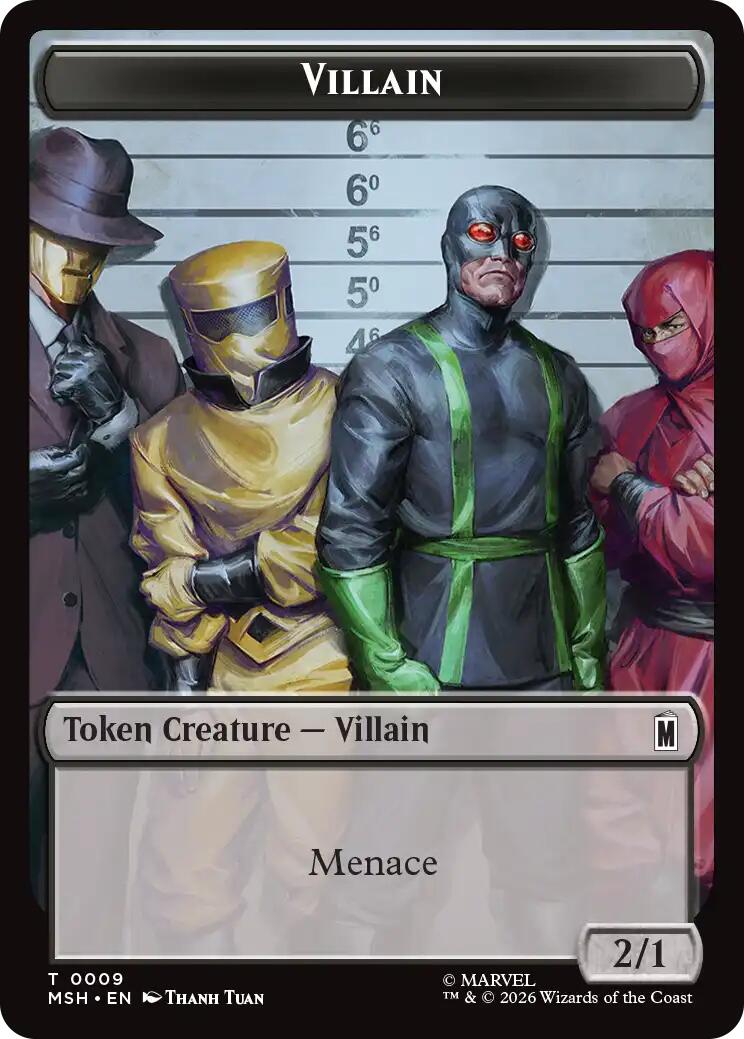 Villain // Treasure Double-Sided Token