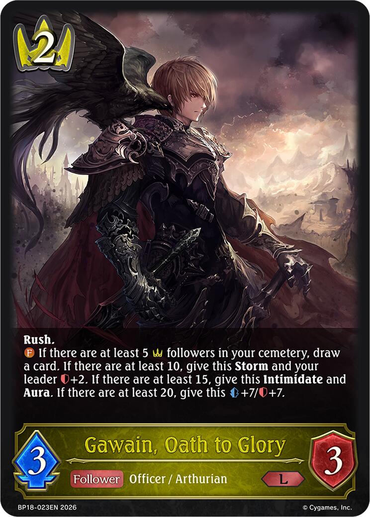 Gawain, Oath to Glory (BP18-023EN) [Neometropolis]