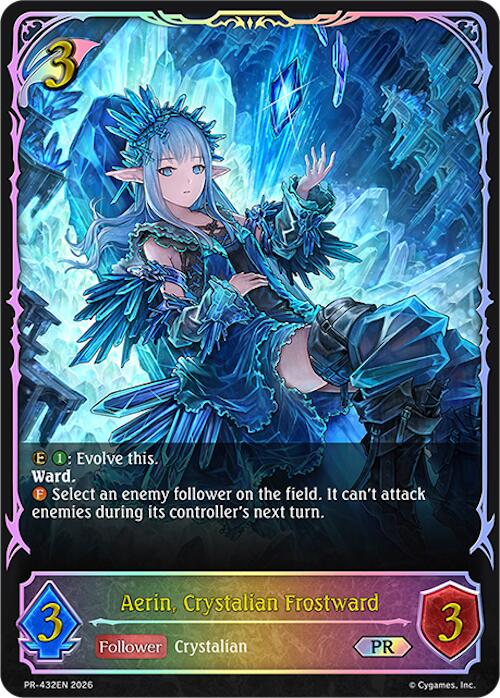 Aerin, Crystalian Frostward (PR-432EN) (PR-432EN) [Promotional Cards]
