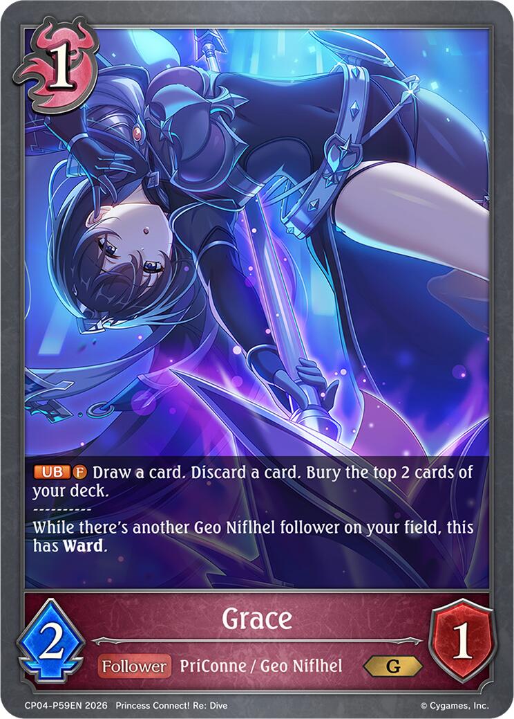Grace - P59EN (Foil) (CP04-P59EN) [Princess Connect! Re: Dive]