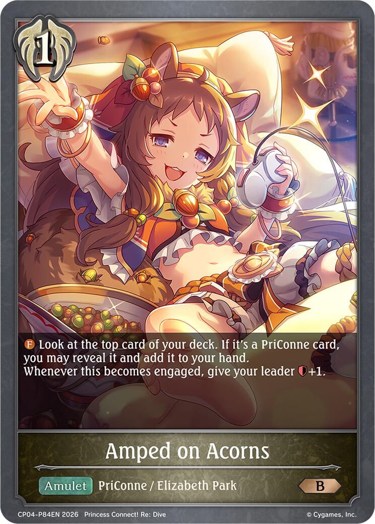 Amped on Acorns - P84EN (Foil) (CP04-P84EN) [Princess Connect! Re: Dive]