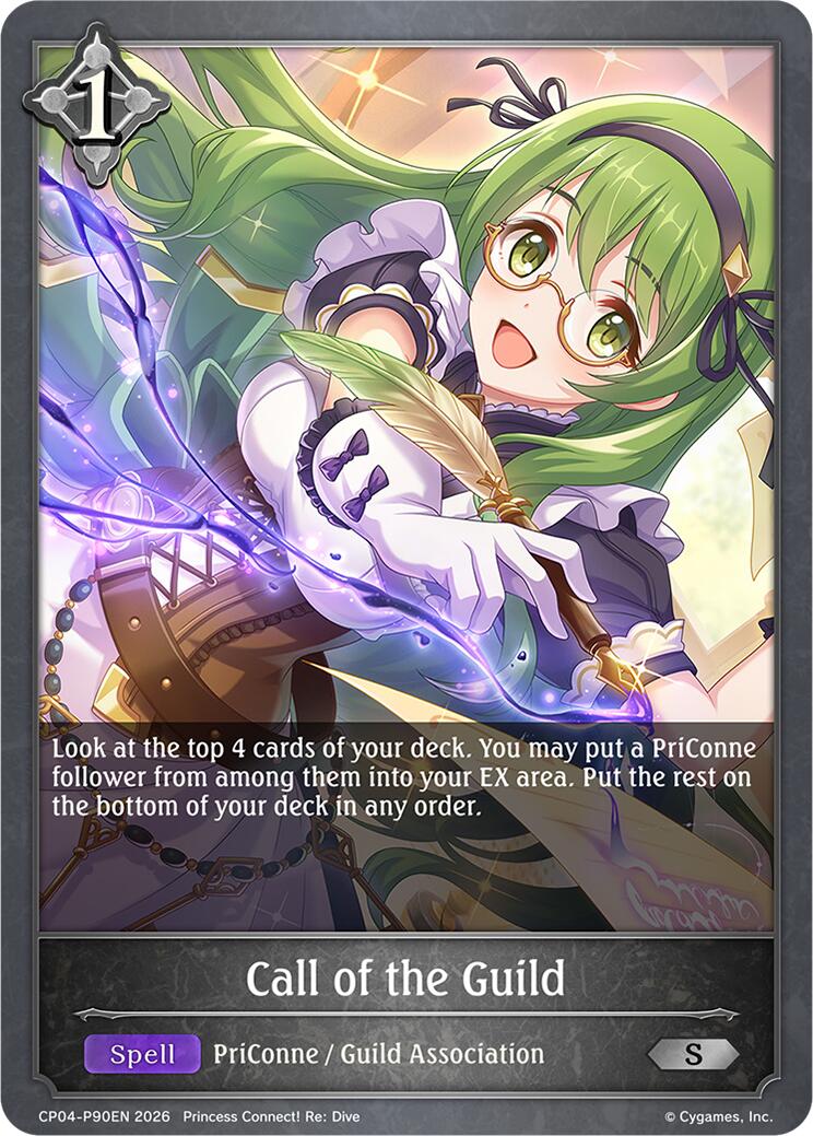 Call of the Guild - P90EN (Foil) (CP04-P90EN) [Princess Connect! Re: Dive]