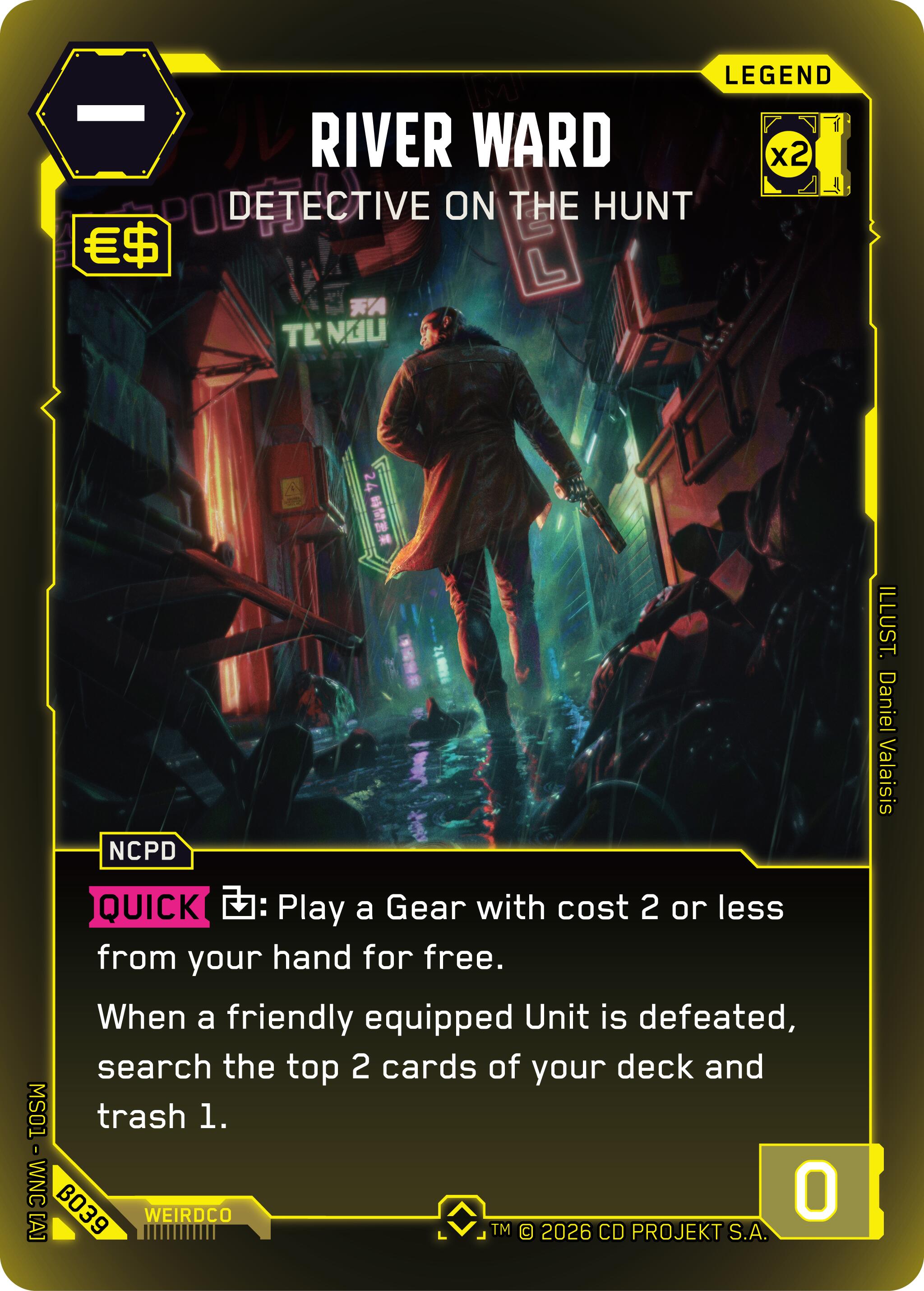 River Ward - Detective on the Hunt (Rare)