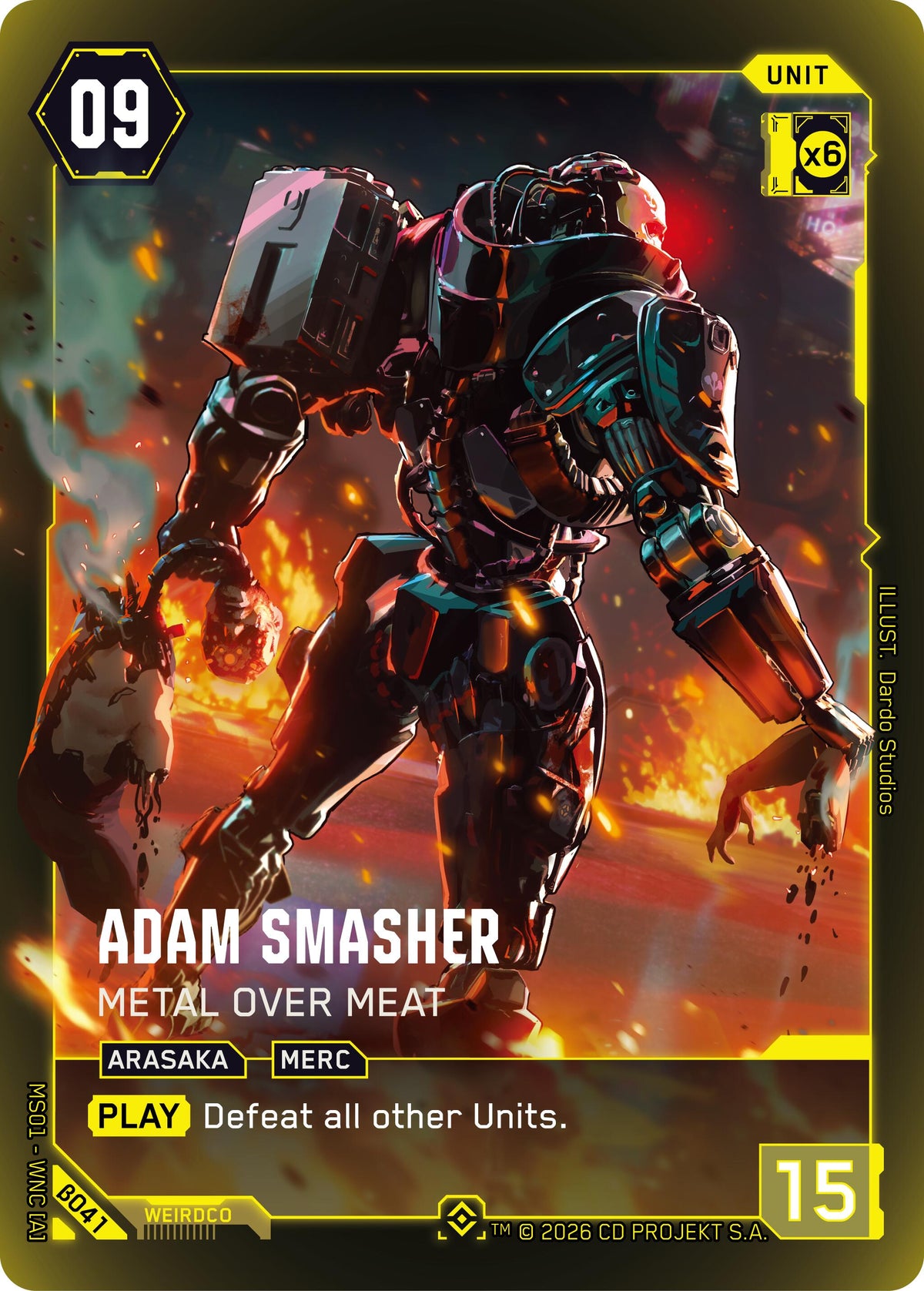 Adam Smasher - Metal Over Meat (Epic)