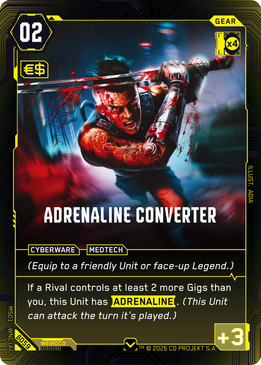 Adrenaline Converter