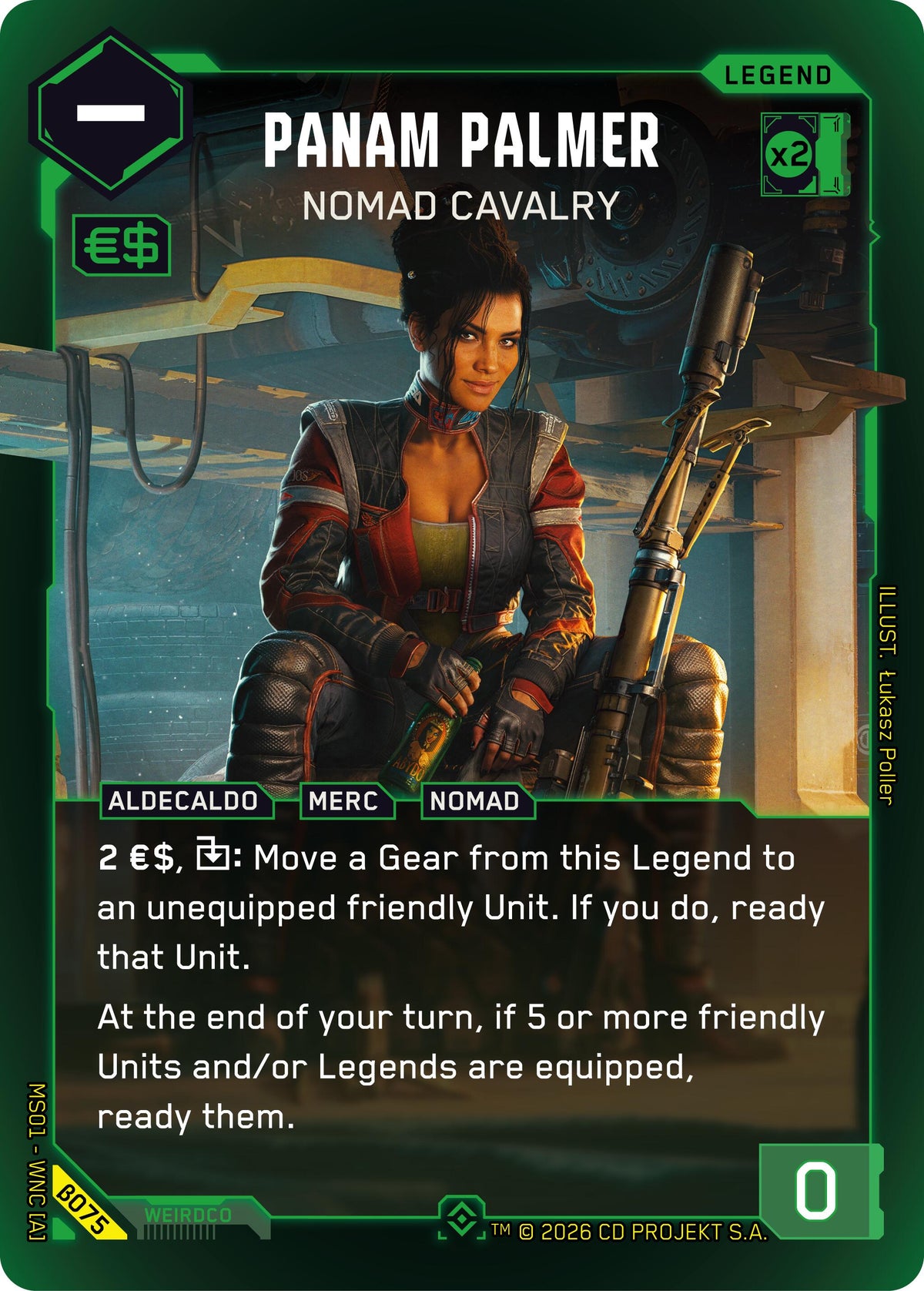 Panam Palmer - Nomad Cavalry (Epic)
