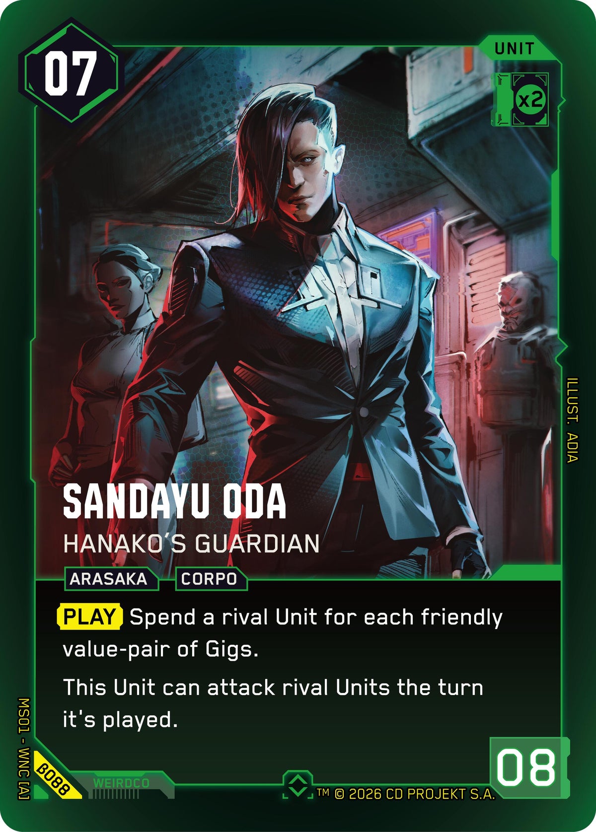 Sandayu Oda - Hanako's Guardian (Rare)