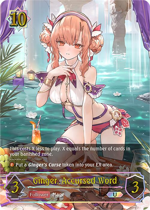 Ginger, Accursed Word (PCS01-002EN) [Summer Edition Vol. 1]