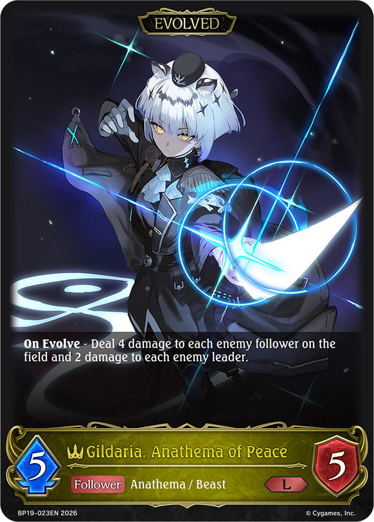 Gildaria, Anathema of Peace (Evolved) (BP19-023EN) [Eightfold Retribution]