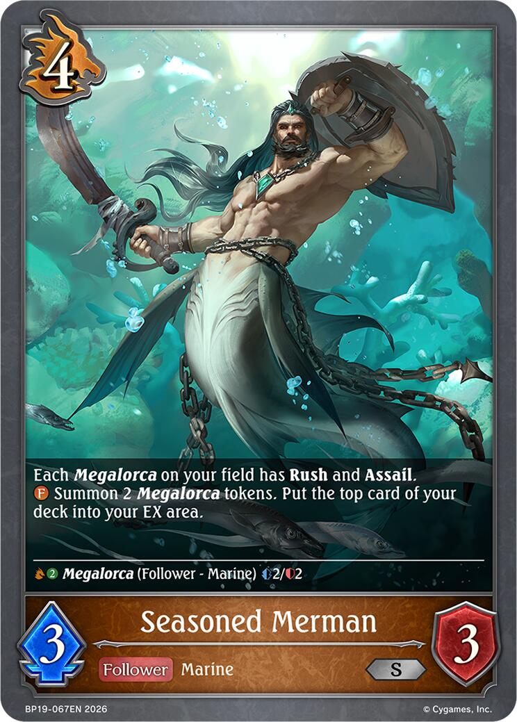Seasoned Merman (BP19-067EN) [Eightfold Retribution]
