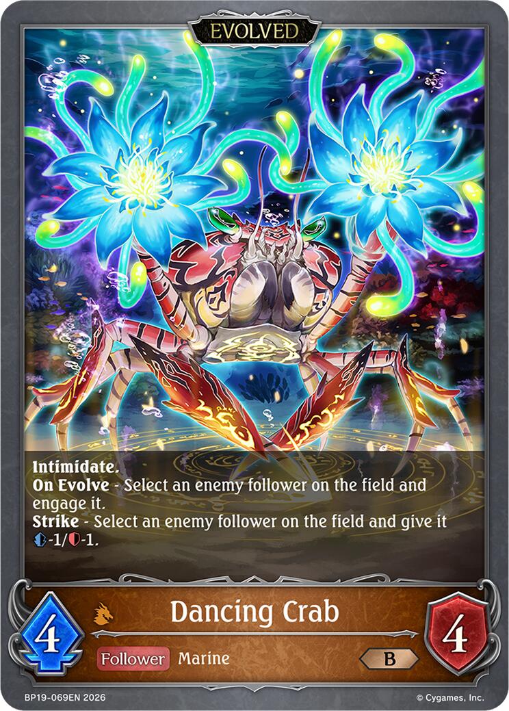 Dancing Crab (Evolved) (BP19-069EN) [Eightfold Retribution]
