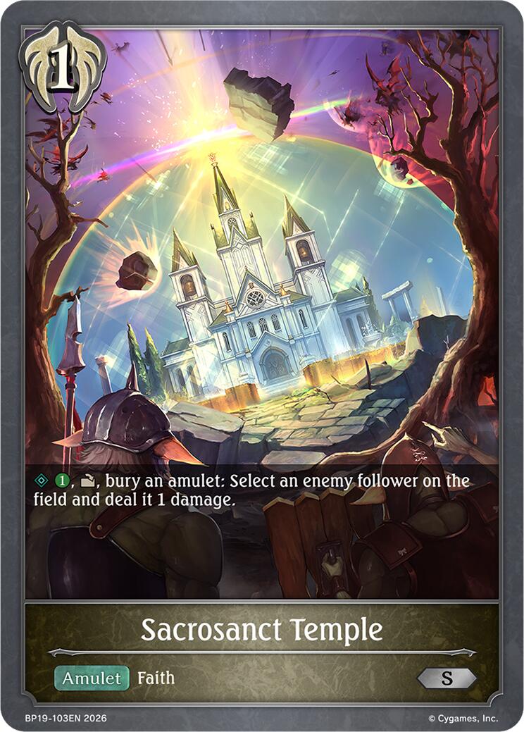 Sacrosanct Temple (BP19-103EN) [Eightfold Retribution]