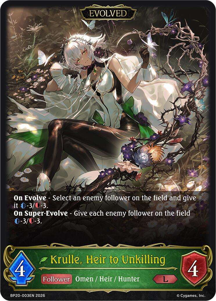 Krulle, Heir to Unkilling (Evolved) (BP20-003EN) [Omens and Heirs]