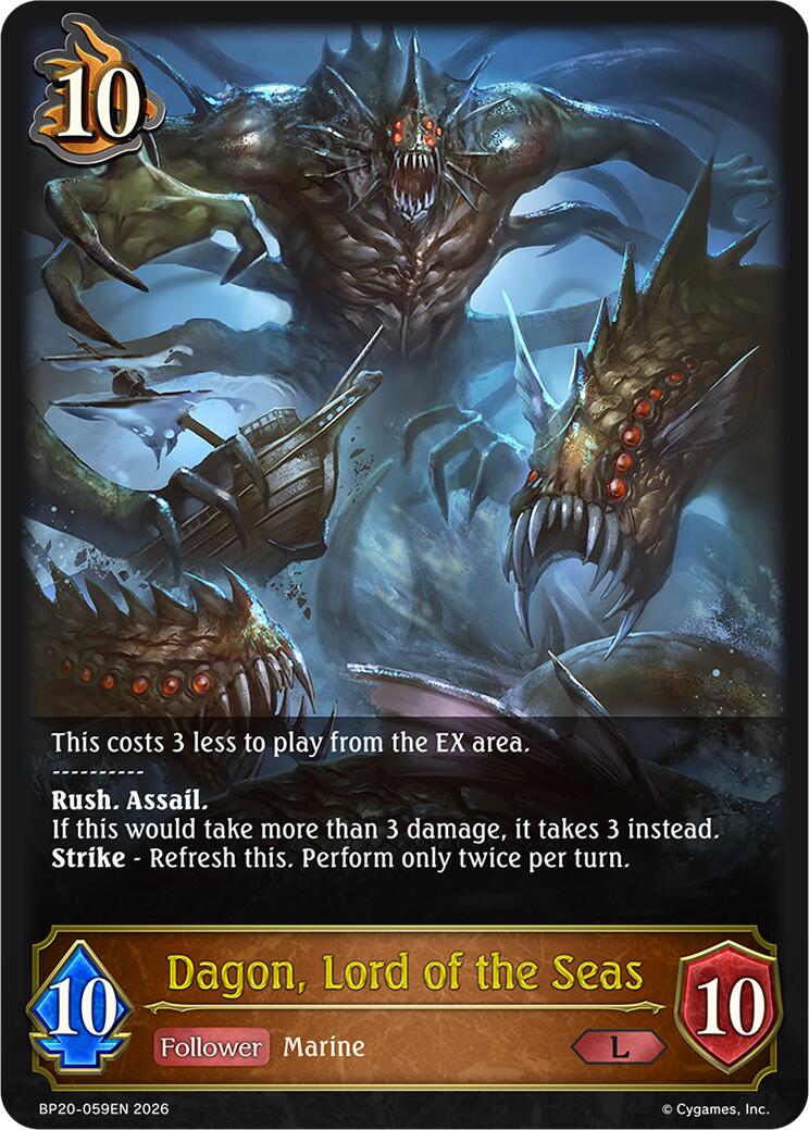 Dagon, Lord of the Seas (BP20-059EN) [Omens and Heirs]