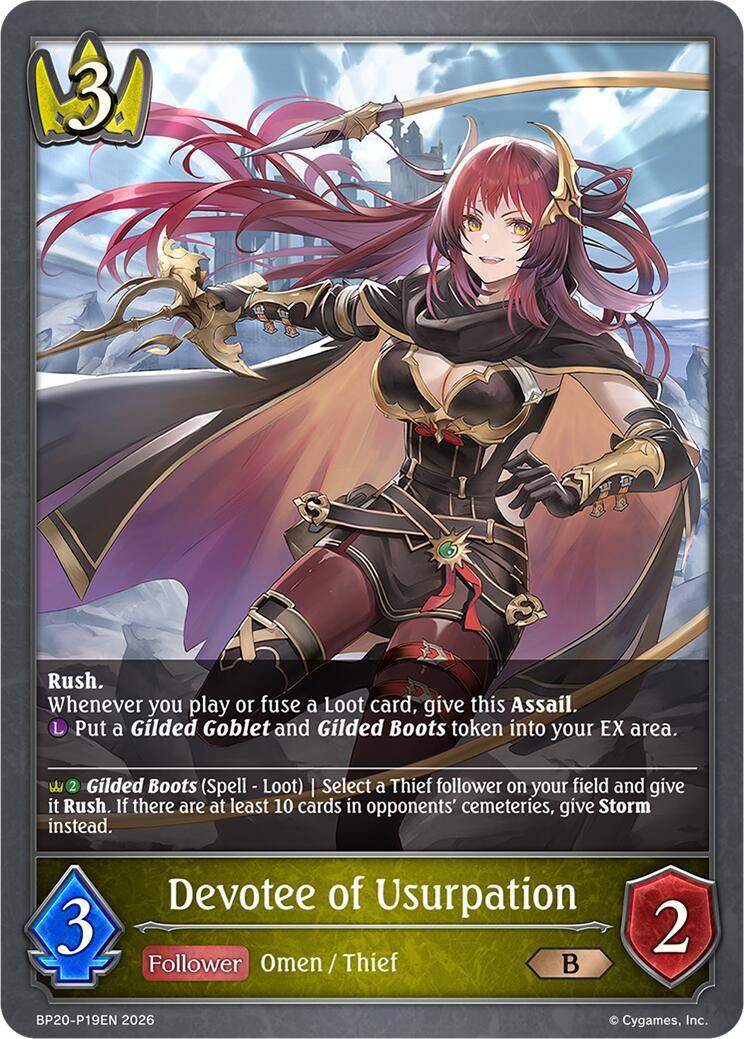 Devotee of Usurpation - P19EN (Foil) (BP20-P19EN) [Omens and Heirs]