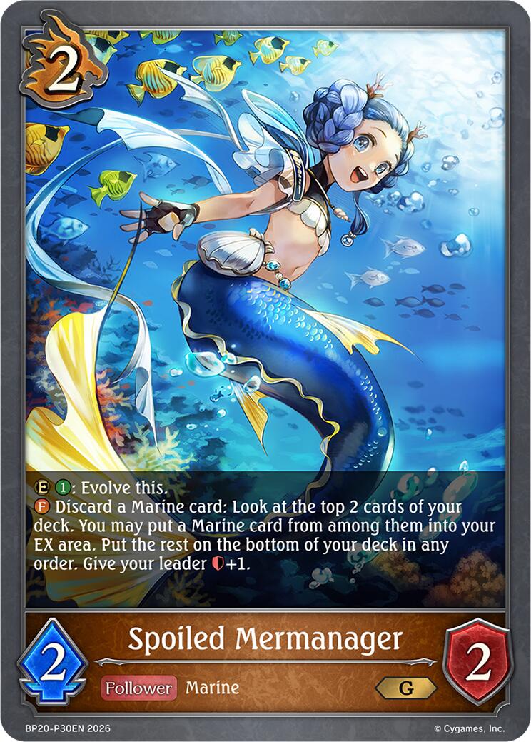 Spoiled Mermanager - P30EN (Foil) (BP20-P30EN) [Omens and Heirs]