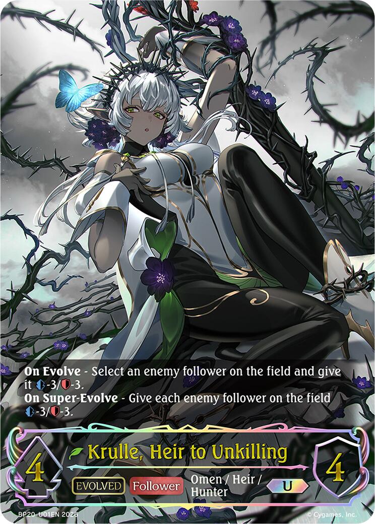 Krulle, Heir to Unkilling (Evolved) (BP20-U01EN) [Omens and Heirs]