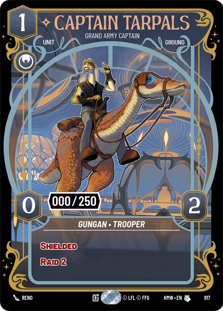 Captain Tarpals - Grand Army Captain (917) (Serialized) (917) [Homeworlds]