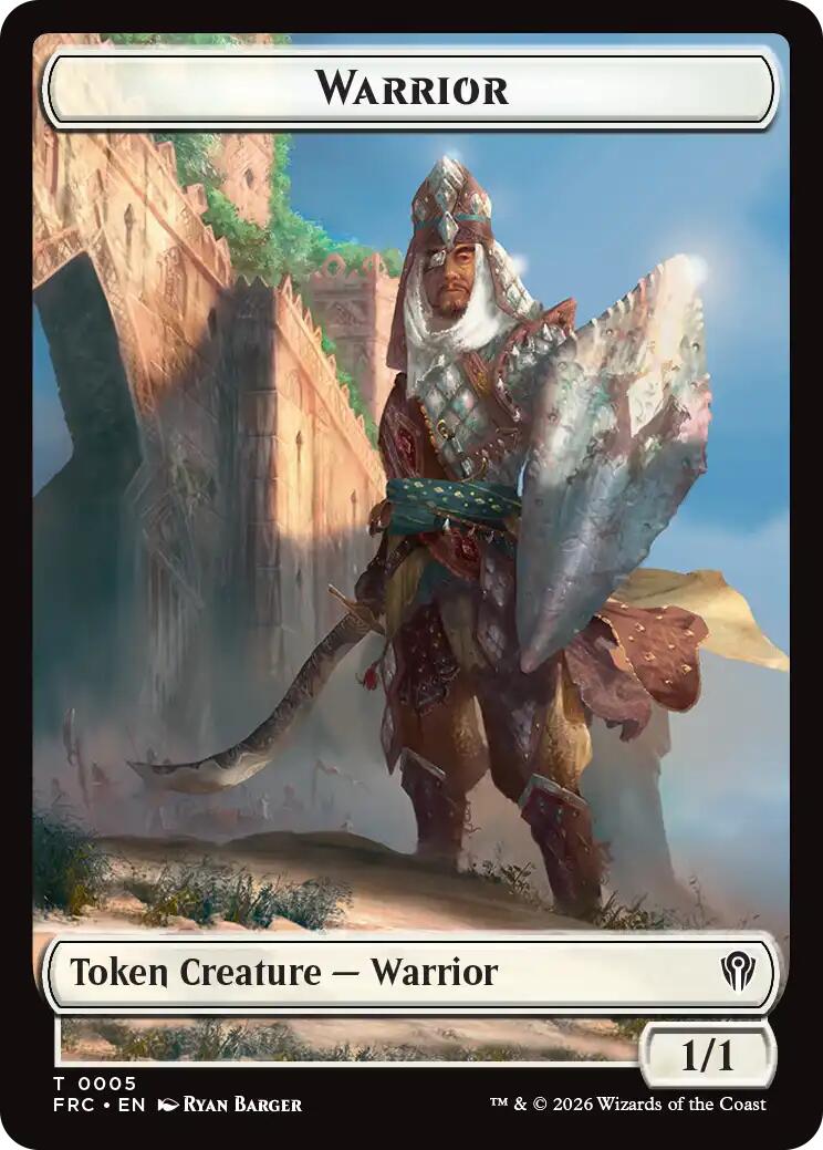Warrior // Insect Double-Sided Token