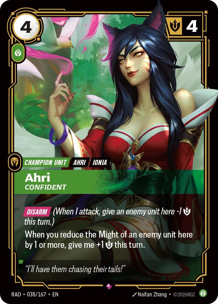 Ahri, Confident