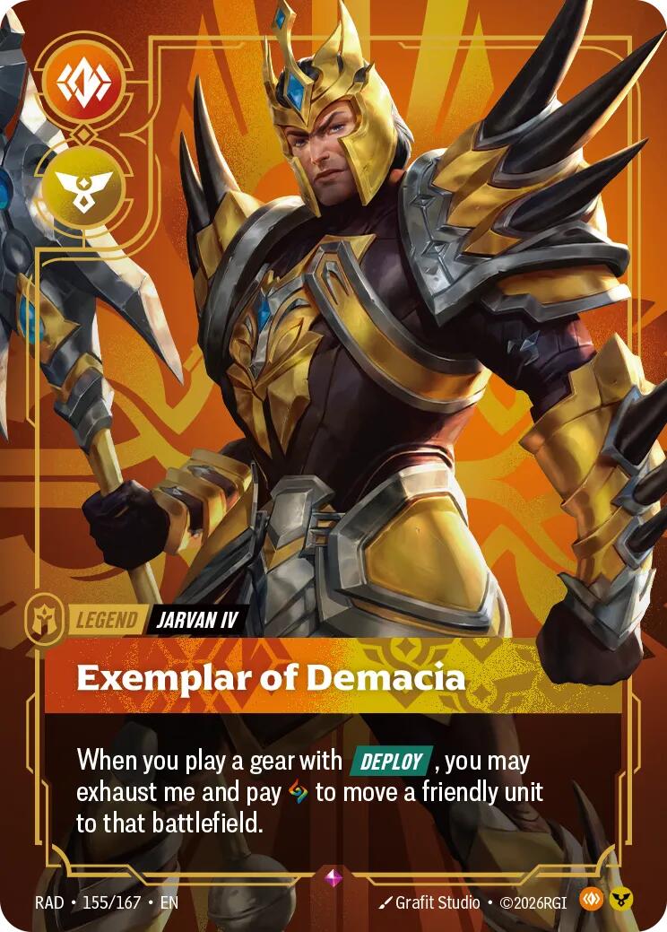 Jarvan IV, Exemplar of Demacia